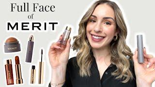 MERIT BEAUTY  full face & review of every product