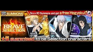 Bleach Brave Souls Brave Selection Summon - 500 Spirit orbs - Trying for Gin