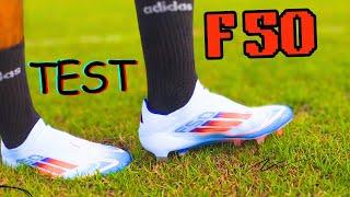 รีวิวรองเท้าสตั๊ดอาดิดาสF50 รุ่นใหม่ที่ไม่มีเชือก Adidas F50 Elite Laceless Play test Skony7