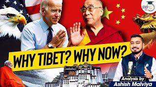 Why US is supporting the independence of Tibet? Free Tibet  India China Relationship  Geopolitics