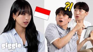 Korean Teens Meet Indonesian K-POP Idol Member For The First Time Ft. Dita of SECRET NUMBER