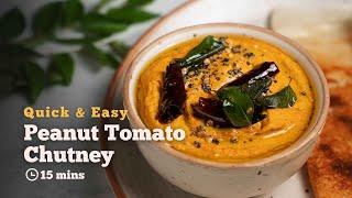 Tomato Peanut Chutney Recipe for Idli Dosa  Cookd