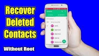 How to Recover Deleted or Lost Contacts from android device Without root