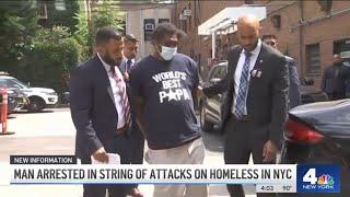 Man Arrested in String of Attacks on Homeless People in NYC  NBC New York