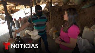 Entramos a una ‘cocina’ clandestina de fentanilo y heroína en México  Noticias Telemundo
