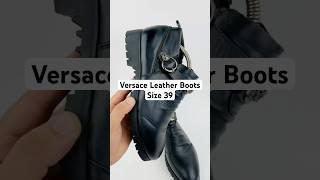 Versace Womens High Top Leather Boots Size 39 #versace #prelovedtreasures #usedshoes