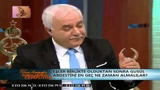 Nihat Hatipoğlu  Eşler Birlikte Olduktan Sonra En Gec Ne zaman gusül almalı