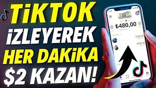 TİKTOK VİDEOSU İZLEYEREK DAKİKADA $2 PARA KAZAN - Video İzleyerek İnternetten Para Kazanma