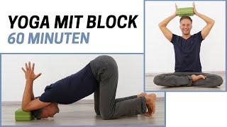 60 Min YOGA MIT BLOCK   neue Impulse für dein Yoga zuhause