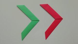Origami Bumerang Yapımı - Kağıttan Bumerang Nasıl Yapılır