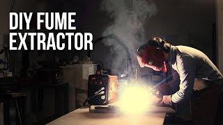 Umbrella + Vacuum cleaner DIY Fume Extractor