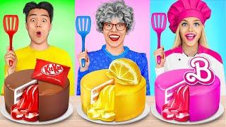 Me vs Grandma Cooking Challenge  Tasty Kitchen Hacks & Cake vs Real Food by Turbo Team