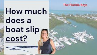 How Much Does a Boat Slip Cost in the Florida Keys?