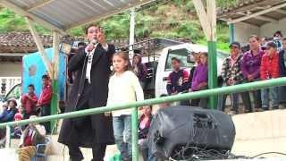 Manuelito Duchi el Cantor Cañari en la Parroquia Shagly HD  Guambrita