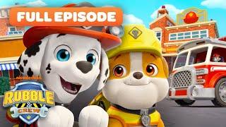 Rubble Helps PAW Patrol Marshall Build a Fire Station  w Motor  FULL EPISODE  Rubble & Crew