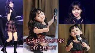 LISA BLACKPINK DIY Shoot and Costume Making. #mamarochelle&indaieunicevlog