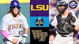 #5 LSU v #1 Wake Forest AMAZING  College World Series Winners Bracket  2023 College Baseball