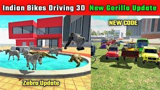 ALL NEW CHEAT CODE Gorilla Crocodile Zebra  Funny Gameplay Indian Bikes Driving 3D 