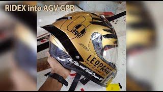 How to Wrap AGV Pista GPR Joan Mir limited edition Helmet  Helmet Replicating  Helmet Wrappping.