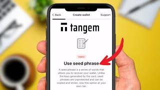 Tangem Wallet Seed Phrase Watch BEFORE You Setup