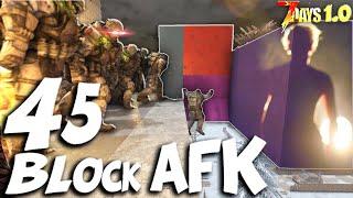This OP 45 Block AFK Horde Base Conquers ALL HORDES - 7 Days to Die 1.0