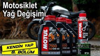 Motorcycle Oil Replacement - How to Replace Oil? - Oil Filter Change