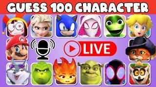 LIVE STREAM GUESS MEME & CHARACTER  Disney QuizSpider Man Sonic Mario Minions