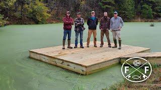 DIY Floating Pond Dock