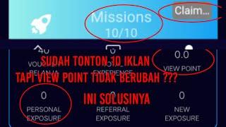 VIEW POINT VTUBE TIDAK BERTAMBAH SETELAH NONTON 10 VIDEO IKLAN  INI SOLUSINYA^^