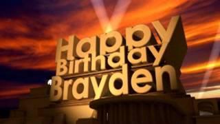 Happy Birthday Brayden