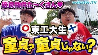 【対決企画】東工大生、童貞？童貞じゃない？クイズ！実はモテてる？リアルが明らかに！【wakatte TV】#878