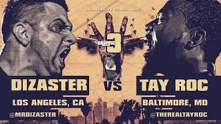 TAY ROC VS DIZASTER SMACK URL RAP BATTLE  URLTV