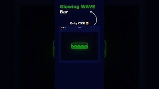 Moving wave animation using HTML CSS only #learnhtml5andcss3 #webdesign #webdevelopment #animation