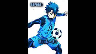 Isagi Yoichii Before - After Rank #edit #amv #anime