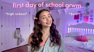 grwm voor de eerste schooldag *vlog*