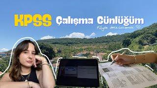 KPSS Çalışma Günlüğüm 92  toparlıyoruz manzaraya karşı ders çalışmak #kpss #kpss2024