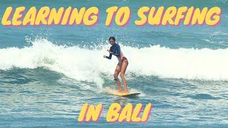 Learning to SURF in BALI  2 Weeks Progress  Bali Vlog