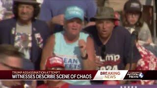 ‘Something serious happened here’ Woman seen behind Trump when gunfire erupted during rally spea...