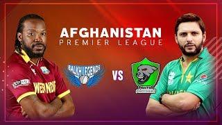 APLT20 2018 M12 Balkh Legends v Paktia Panthers Live Stream Afghanistan Premier League T20