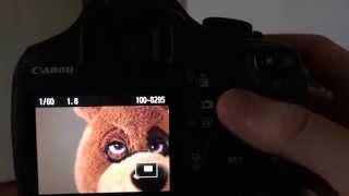 Canon 1100d Rebel t3  Magic Lantern Focus Peaking manual focusing demo