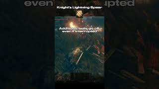 Knights Lightning Spear  Elden Ring Shadow of the Erdtree #eldenring  #shorts #gaming