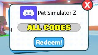 ALL CODES in PET SIMULATOR Z is HERE