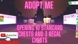 Opening 10 Standard wing chests and 3 regal wing chests in adopt me