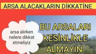 arsa alacakların dikkatine