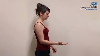 Rotator Cuff Repair Initial Exercises - The Royal Orthopaedic Hospital