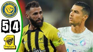 Ronaldo Hat Trick - Al Nassr vs Al Ittihad 5-4 - All Goals & Highlights - 2024