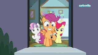 Scootaloos Mom And Dad Are Comming To PonyVille - MLP FIM Season 9 Episode 12 The Last Crusade