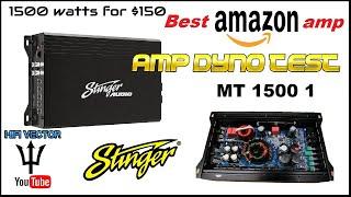 Best budget amazon amp? Stinger amp dyno 1500 watt MT-1500.1