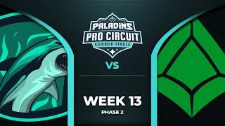 PALADINS Pro Circuit Pickled Pepper vs Snapn Phase 2 Week 13