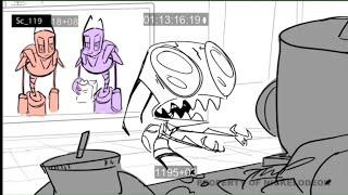 Invader ZIM Enter the Florpus Animatics  WIPs